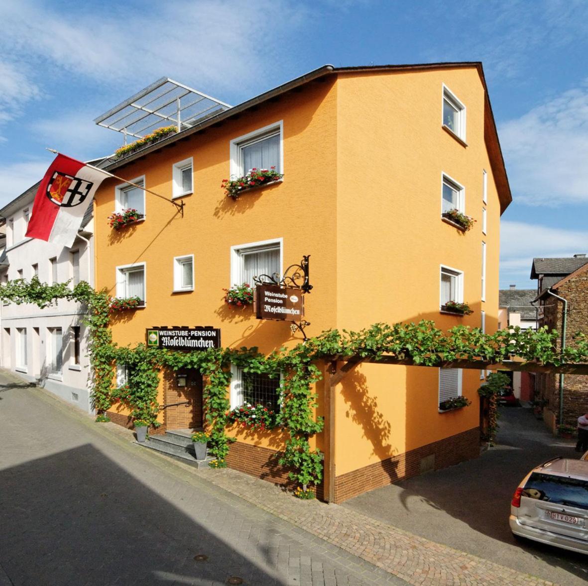 Weinstube Pension Moselbluemchen Цельтинген-Рахтиг Экстерьер фото